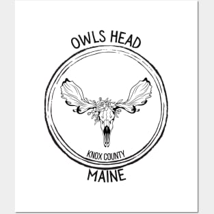 Owls Head Maine Moose Posters and Art